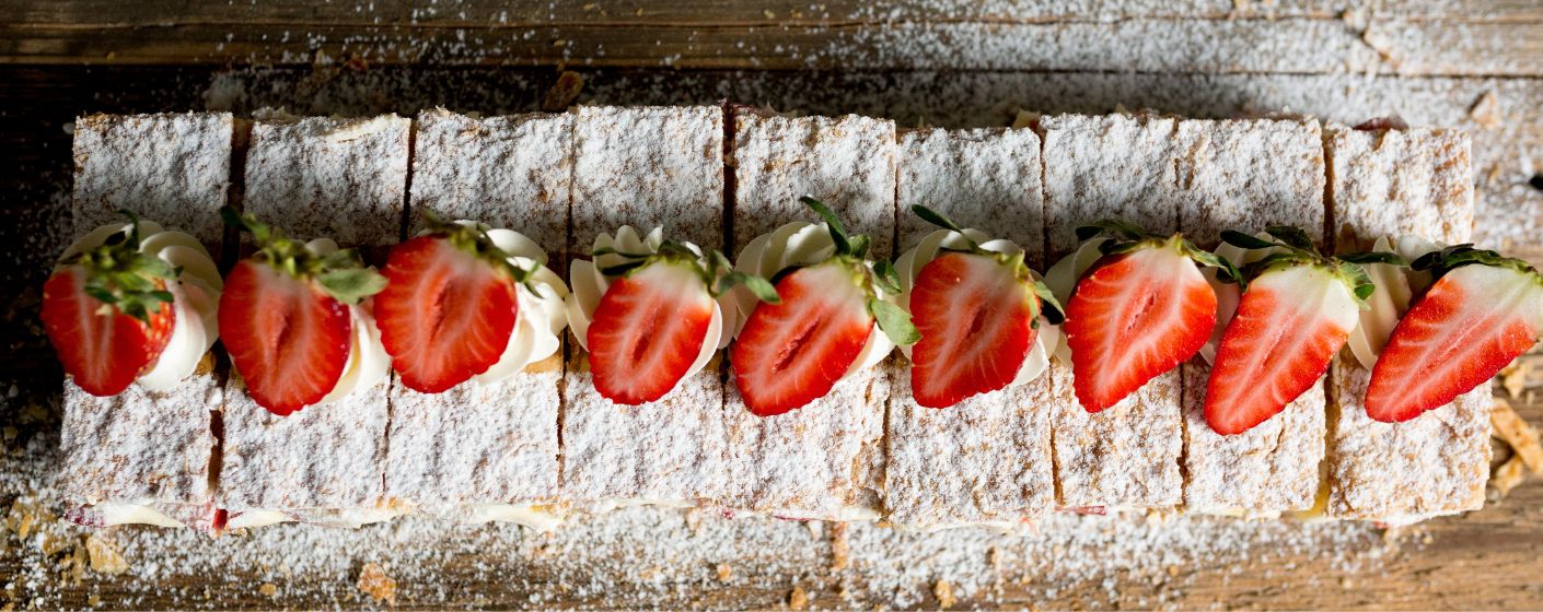 Strawberry mille-feuille